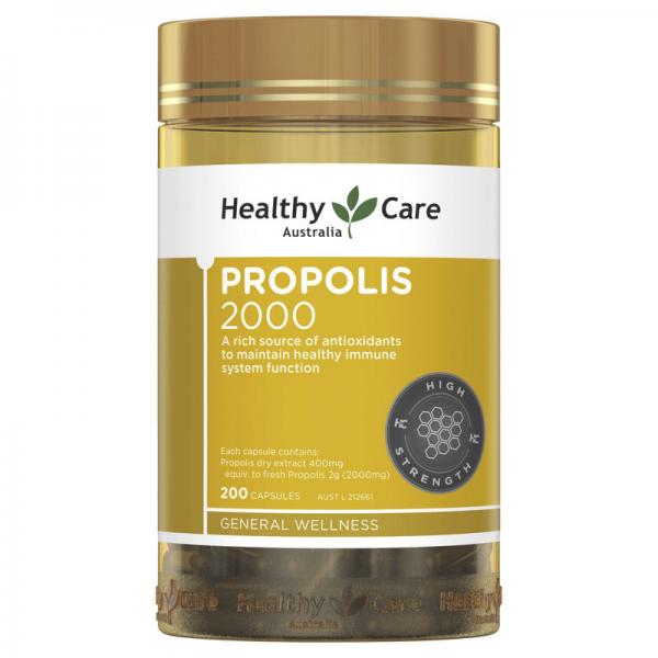 헬시케어 프로폴리스 2000mg 캡슐, 200개입, 1개