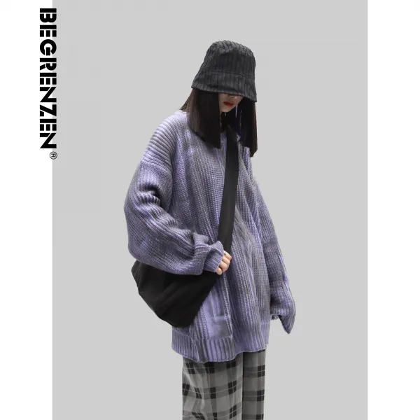 NEWS조개 UNCLE 루즈핏 땟국 스웨터