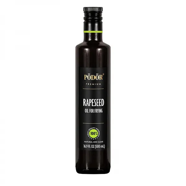 PDR 프라이 유채유 유채 씨유 기름 500 ml Premium Rapeseed Oil for Frying 16.9 fl. Oz., 단일상품