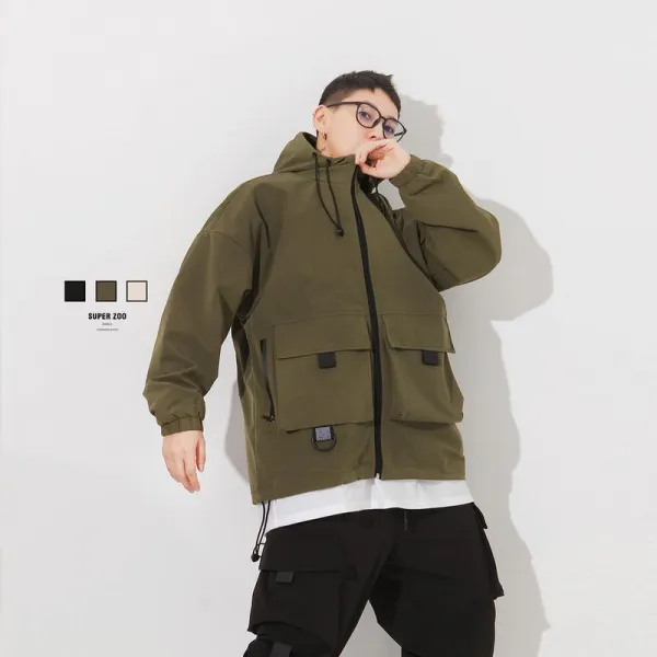 빅피플 가을 캐주얼 남자 코트 루즈핏 Zs05 데일리