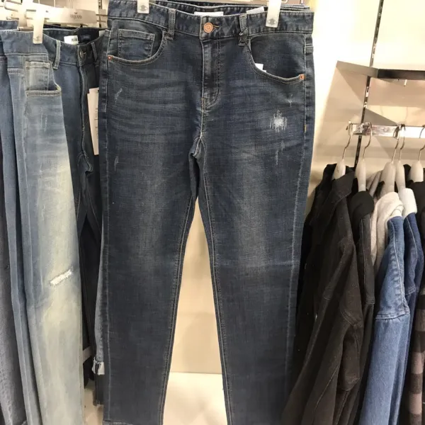 FRJ 에프알제이 50%세일 남성용 D톤워싱 다크블루 테이퍼드 청바지 F97M-DP963A