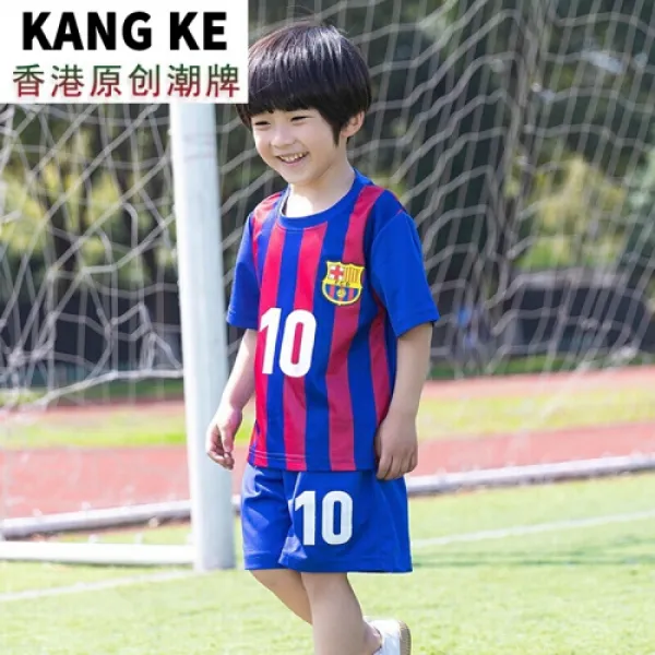 ◆ [청량하일중기 정품상하계육일 아동 축구복 세트 남동운동 캐디 보디 쇼트 트레이닝 마운드 바사홍조 문양 10호 M'(7509)
