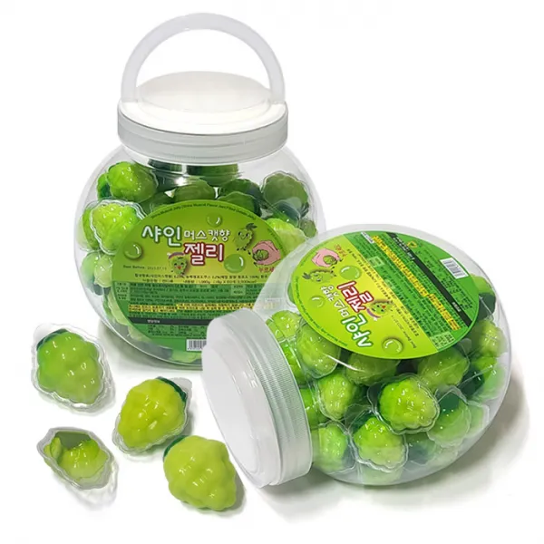 달콤한 과일향 대용량 샤인머스캣향 젤리 1,080g (18g x 60개입), 60개입