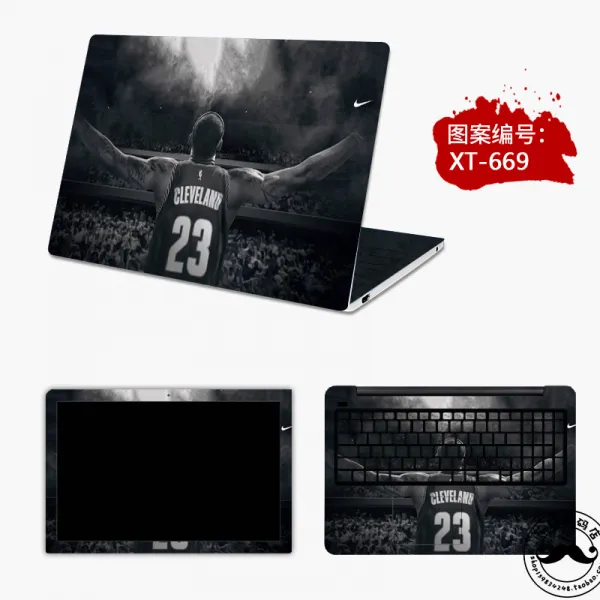 외부보호스티커 Nba농구 코비 컴퓨터 스티커 15.6inch에이수스 Hp델 전체세트 Lenovo구세주 필기노트 부착 T22 Xt 669