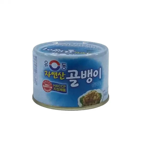 122 코코위드 / 푸드 유동 자연산골뱅이 140g 백고동 백골뱅이 대파 골뱅이 통조림 단일 수량