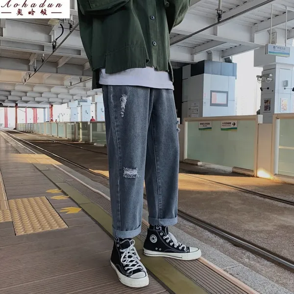 비나 데미지 디스트로이드청바지 구멍청바지 찢청팬츠 극깨지다 대미지 구걸다 그들을 위해 애걸함 99 할부금 데님 어글리