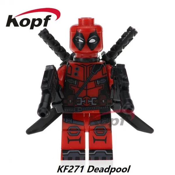 해외직구 싱글 슈퍼 히어로즈 소방관 수리공 슈퍼맨 데드풀 플래시 릭 모티 빌딩 블록 어린이 선물 장난감 Da0 Kf271 Without Box