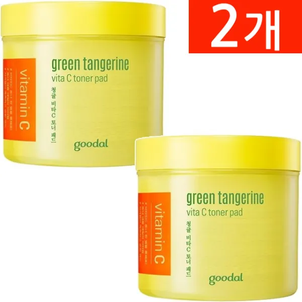구달 청귤 비타C 토너 패드 70p, 140ml, 2개