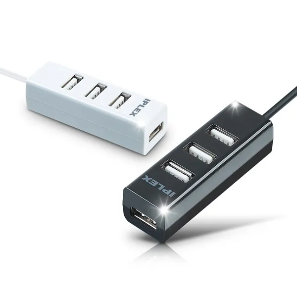 (건평정보통신IPLEX IPLEX-4PH (USB2.0/4포트/무전원) (화이트 화이트/포트/무전원/건평정보통신, 단일 색상