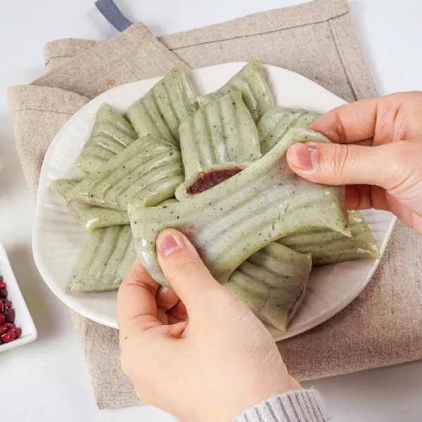 농부마음 [품앗이] 굳지않고 쫀득한 아스파라가스 앙꼬절편 900g, 단품없음