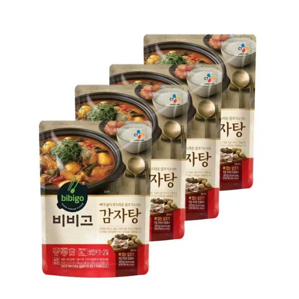 CJ 비비고 감자탕 460g, 4개