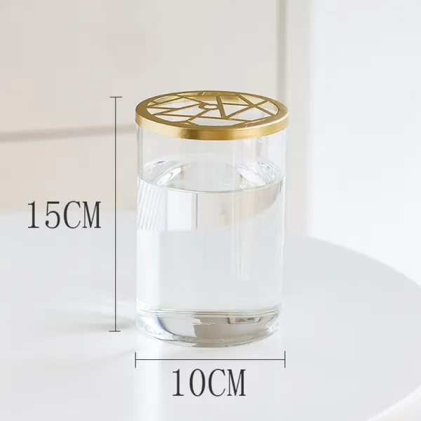 남궁민꽃병 유리 꽃꽃이 고급황동 100%녹방지 남궁민화병, AL_매질