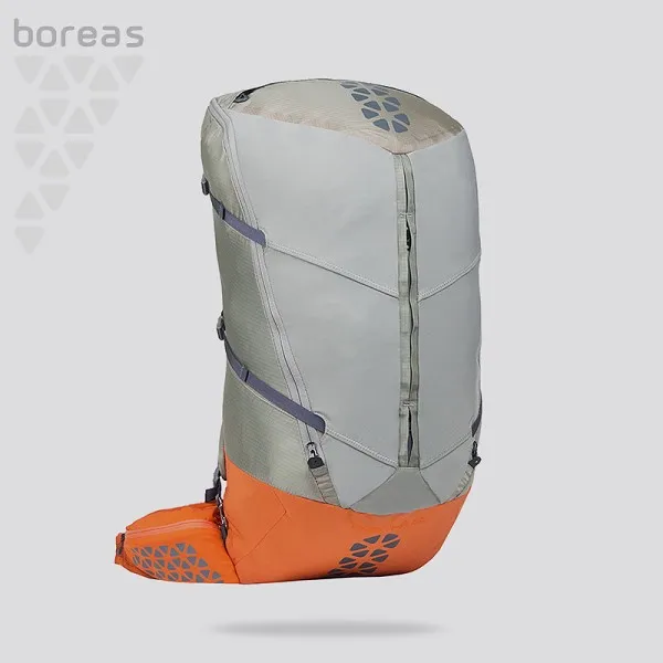 자리 Boreas 북풍 신 섬 트레일 등산 가방 하이킹 캠핑 야외 배낭 55L, 黑色-现货