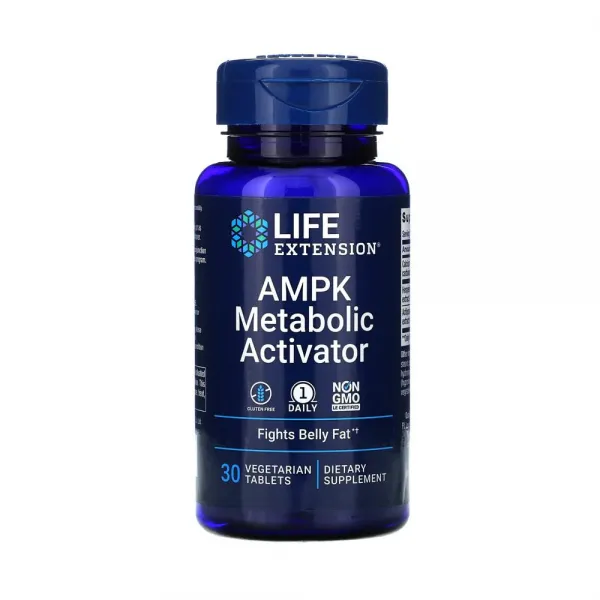라이프익스텐션 Life Extension AMPK 신진대사 활성제 헤스페리딘 탄산칼슘 베지 정제 30정, 1개, 기본