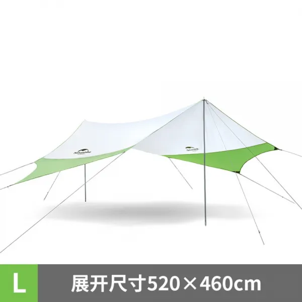 Naturehike NH노숙자 선루프 선루프 비치 텐트 타프, 1개개, 라지 그린 그레이