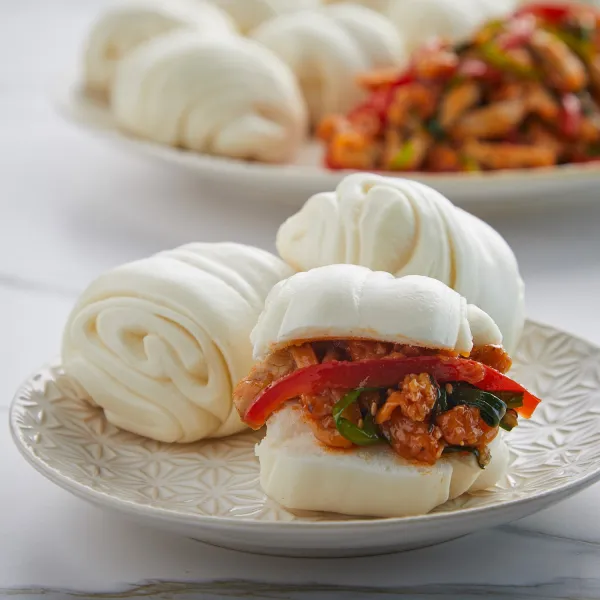 세미원푸드 정통 수제 꽃빵 900g 30gx30개 화권 고추잡채꽃빵, 2팩