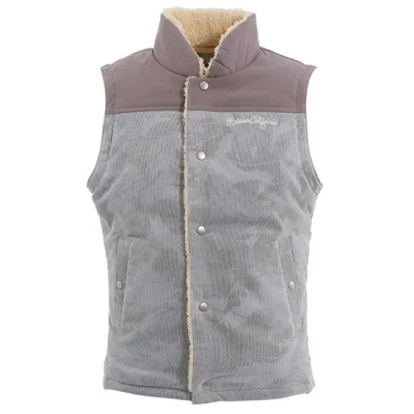 20기한정！5배！엔트리요 러 서 센（ROSASEN） 코듀로이 중면-안솜 베스트 044-41070-013 （Mens） PROD112, 라이트 그레이