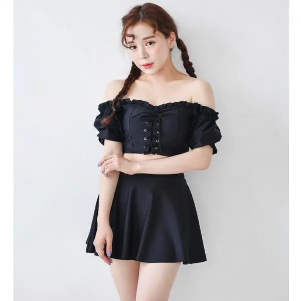 Xing Zhi.국제적인 여성용 3 피스 비키니 비치 비키니 블랙