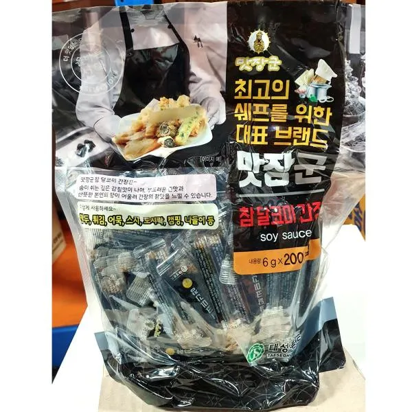 일회용간장 맛장군6gx200입, 상품선택