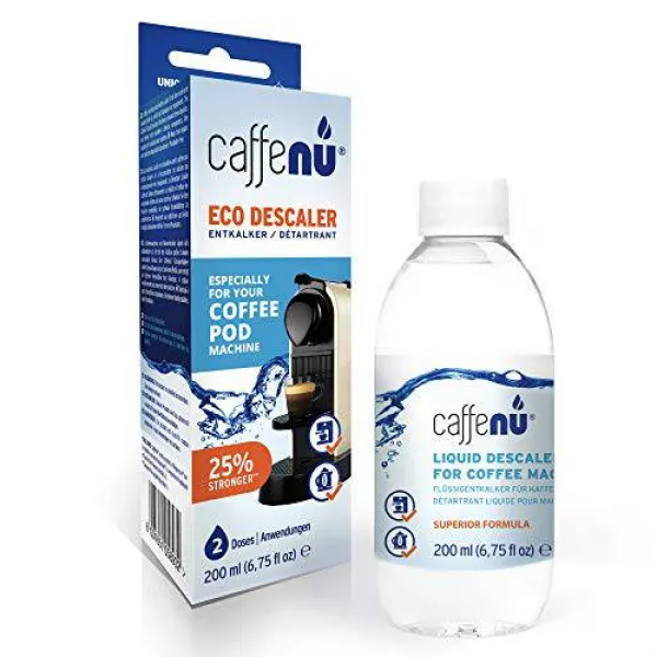 Caffe Nu 친환경 액체 디 스케일링 솔루션 | 2 병당 사용량 (200ml) | 모든, 상세내용참조