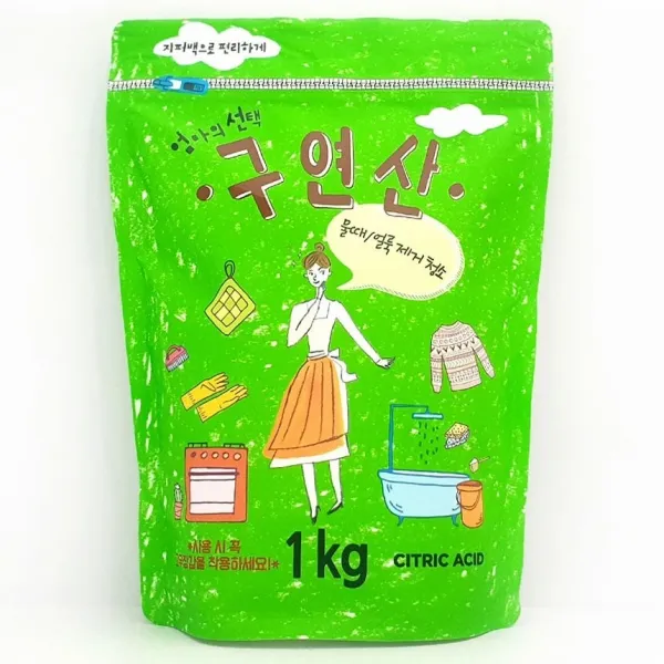 애경 엄마의선택 구연산 1kg, 4개
