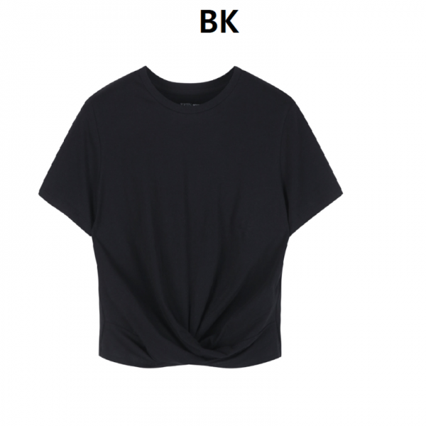  탑텐 여성 꼬임 반팔 티셔츠 Msa2ts2106