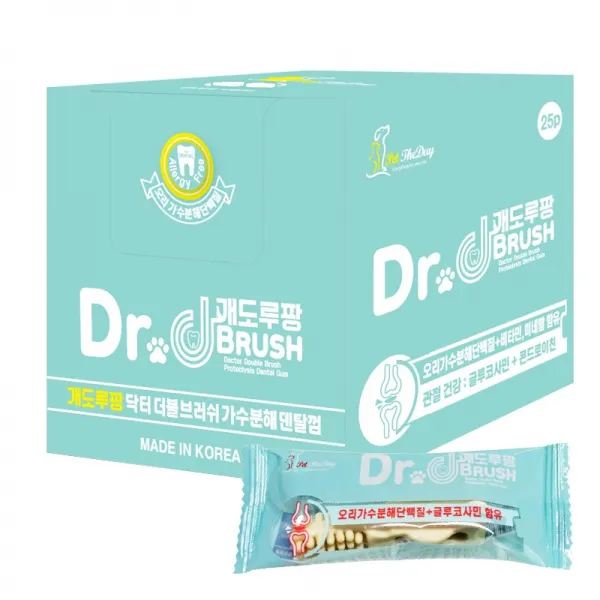 개도루팡 닥터 더블브러쉬 오리가수분해 껌 25P, 관절건강 25P