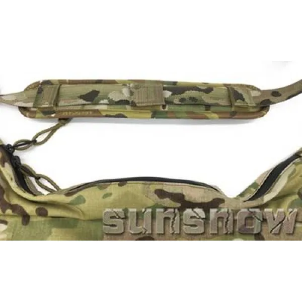 없음 배그소품 썬설 밀리터리 전술 어깨 패드 미끄럼 방지 아웃도어 백팩 크로스백 등산가방 감압 03 Cb늑장브라운 25mm 