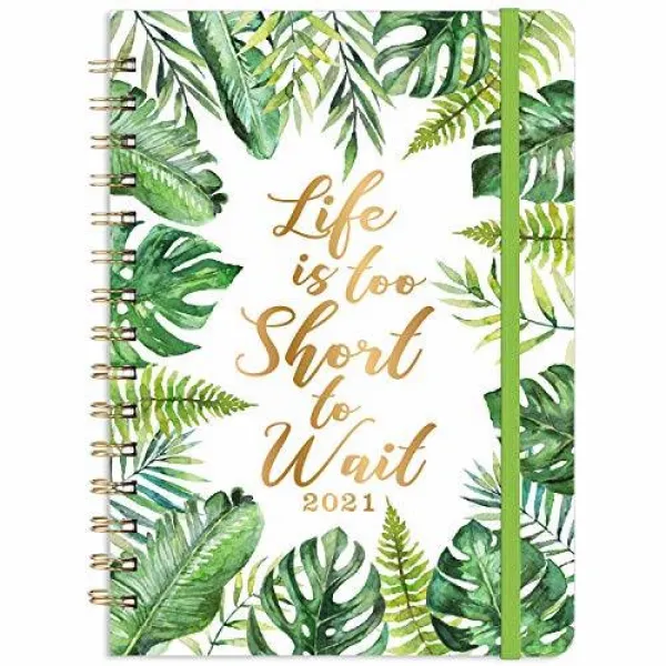 Planner 2021 - Weekly & Monthly 2021 Planner with Back Pocket /375392