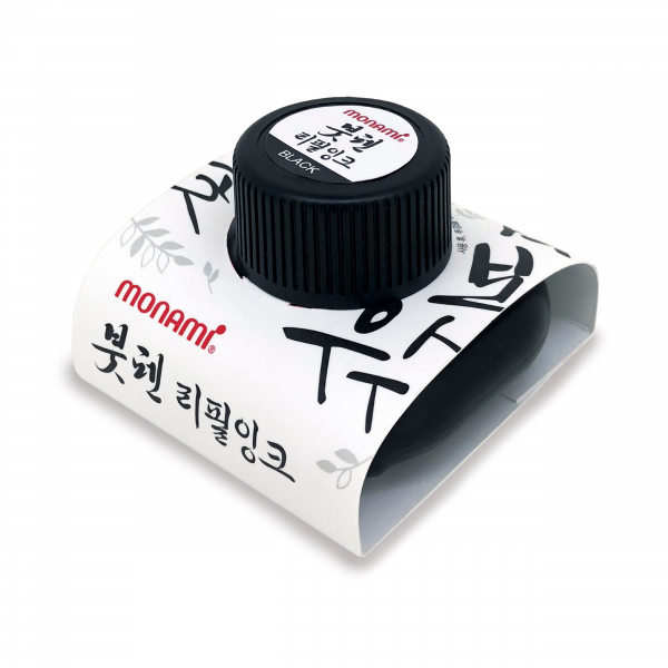 모나미 붓펜 세필붓펜 붓펜드로잉 리필잉크 모음 1개 6개입 12개입, 6개입, 붓펜 리필 잉크 검정