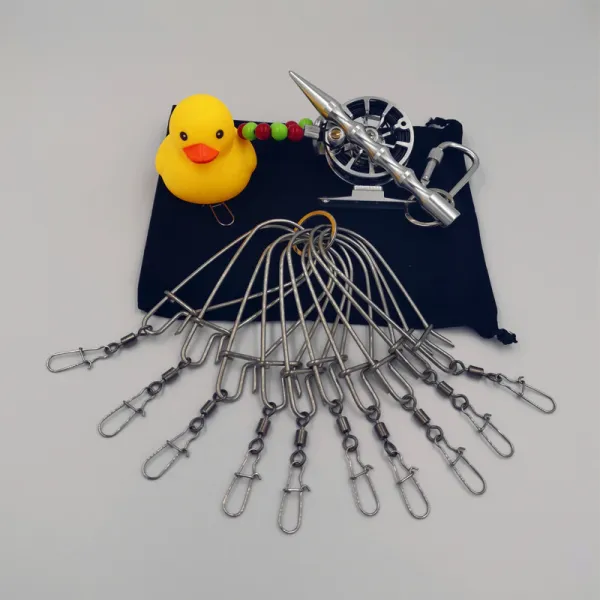 로드 아활어 단추 잠금 어전기 바퀴 달린 휴대용 어감쇠 스테인리스강 멀티 텐셔너 Diy 부품 실버 10추가 단추 타입