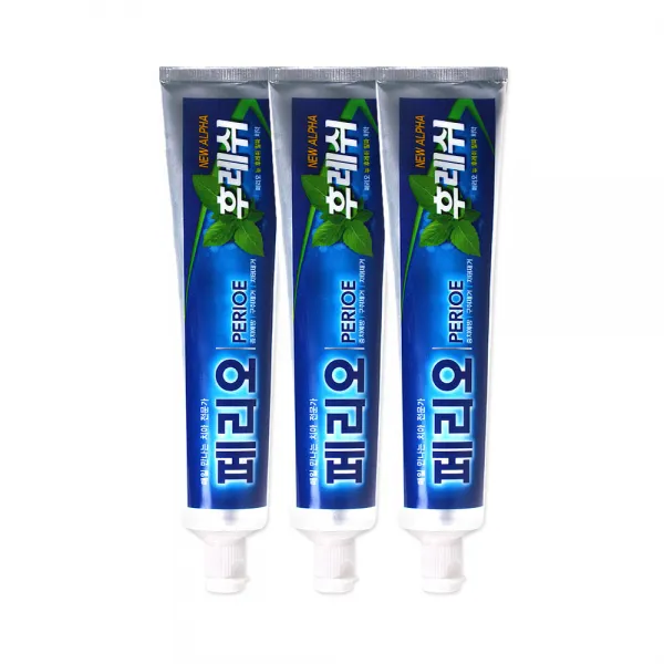 페리오 뉴 후레쉬 플러스치약, 150g, 3개