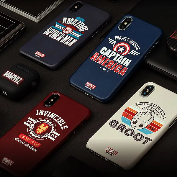 제이에이치샵 Jh Shop 갤럭시s20플러스 5g G986 마블 빈티지 하드케이스 휴대폰 케이스