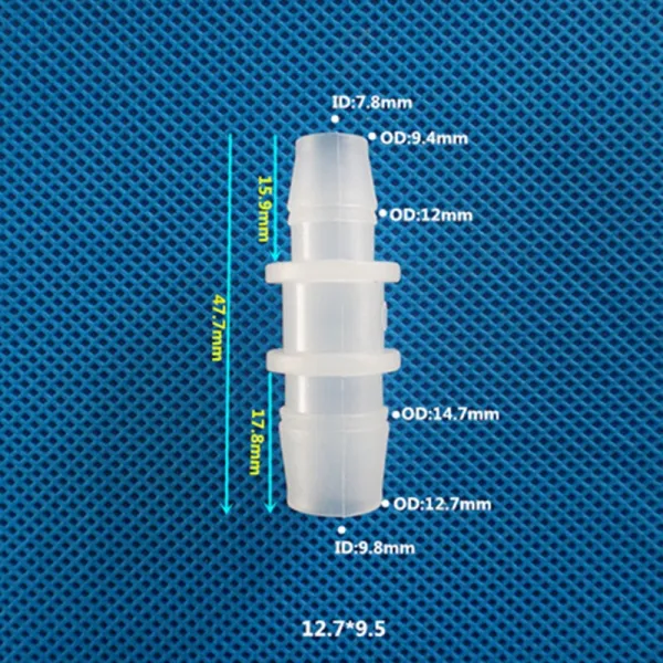 커플러 크기 호스가 직통이다 변함 직접 탑 이통 곧바로 보변 비닐 페어링 2214399723, 12.7mm 이적 9.5mm