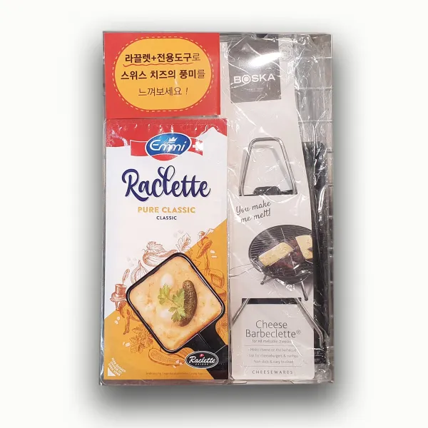 [아워홈마트] 코스트코 EMMI 라끌레뜨 치즈 세트 400g / 친환경 보냉박스 포장, 1개