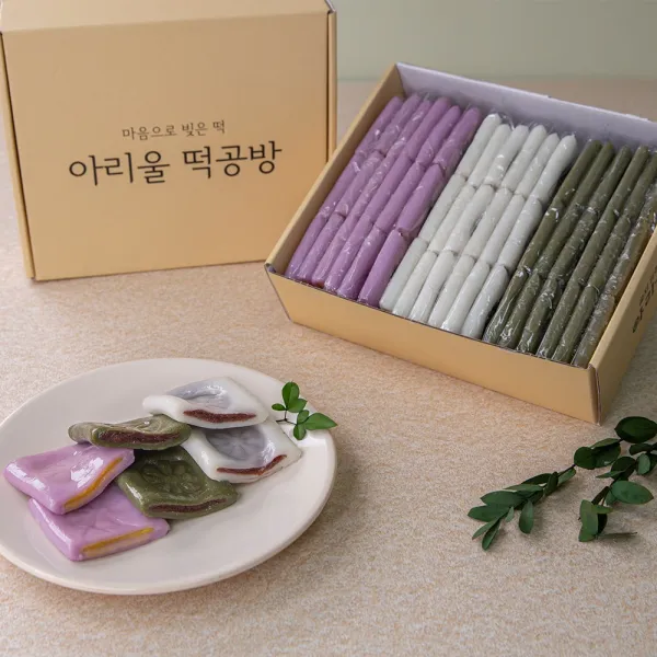 [아리울떡공방] 마음담은 모듬 앙꼬절편 선물세트 2kg + 사은품 240g, 1개