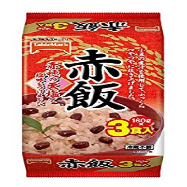 テーブルマーク 赤飯 480g×2個 테이블 마크 찰밥 480g × 2 개 1