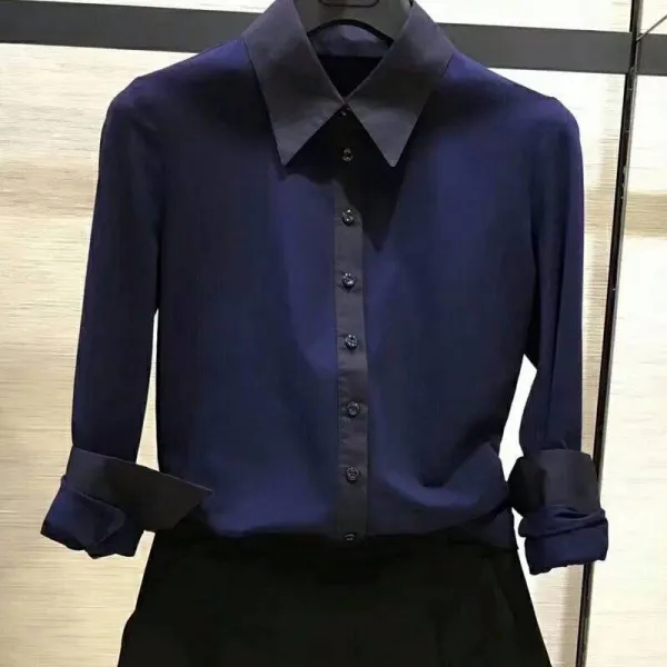 멀티종합기획 긴팔와이셔츠 긴팔남방셔츠 긴소매셔츠 긴소매남방 히고데스뜨 도합 전문점 여성의류 봄가을 직업 m여성