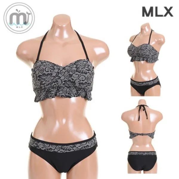 필라테스 요가복 수영복 (MLX) 여자 비치웨어 레이스 패턴 비키니 수영복-DM_279 트레이닝복 남자수영복 여자수영복