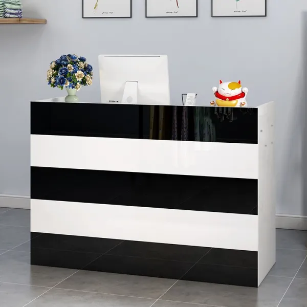 Mf협력사 카운터 테이블 인포메이션 업소용 카운터 안내데스크 삼선디자인 80x38x90cm