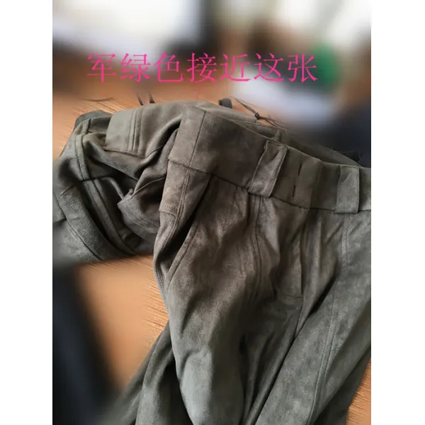 롱 팬츠 원서 여성의류 캐쥬얼 숏 부츠컷 스웨이드 퍼 입체 분석하여 판단하다 간지나는 1712041968