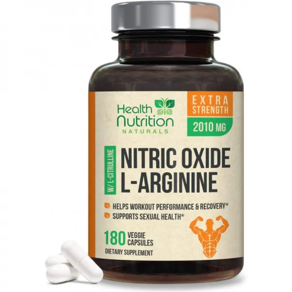 추가 강도 질산화물 L Arginine 보충제 2010mg Citruline Malate Aakg Beta Alanine 강도 & 강 1