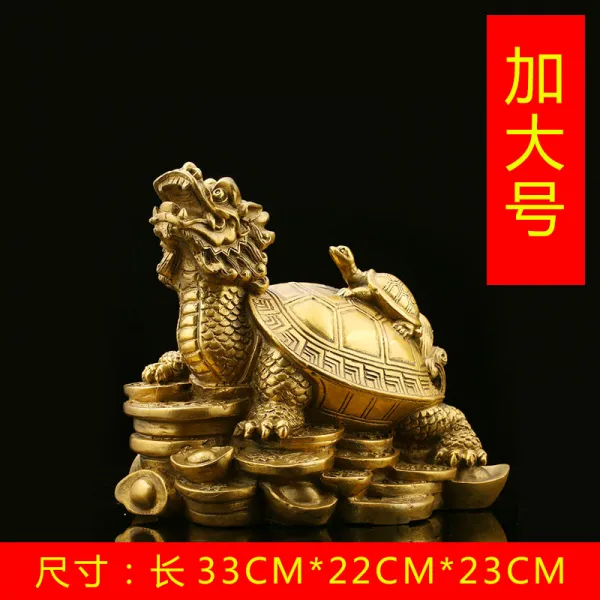 와이유 거북용 개광순룡거북 진열품재물찾기진택소인왕방지사업금전거실풍 동모자룡구장33cm