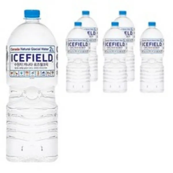 아이스필드 캐나다 빙하수 2L*6병(찌그러진제품할인판매), 2리터 6개입