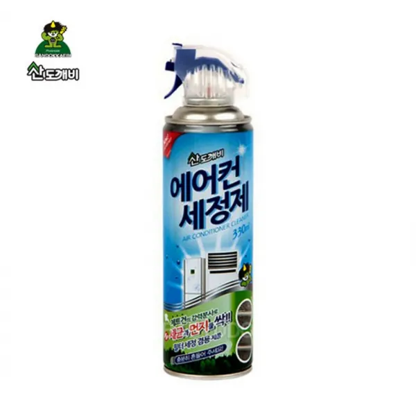 산도깨비 탈취제 에어컨세정제 에어컨탈취 330ml 대용량 습기 공산품 에어컨청소