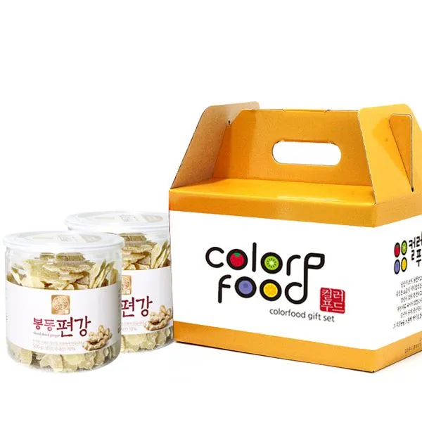 봉동 편강 선물세트 국산 500gx2통 말린 생강 절편 건 스낵 젤리 무료배송 1