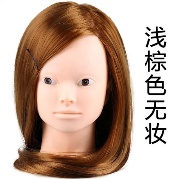 가발 머리 모델 미용연습용 모형 판두 편모, 한개옵션1, AF