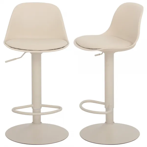 베스트렉 A121 심플 바의자 1+1 아일랜드식탁의자 바텐 A121_베이지x2p