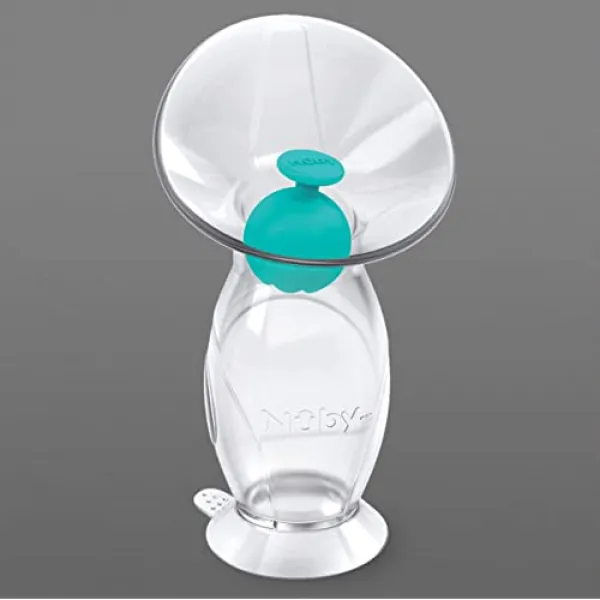NMT Nuby 안락 휴대용 라이트급 선수 바다 표범 어업 마개를 가진 모든 실리콘 유방 펌프 - P037207WDRC7530, 기본