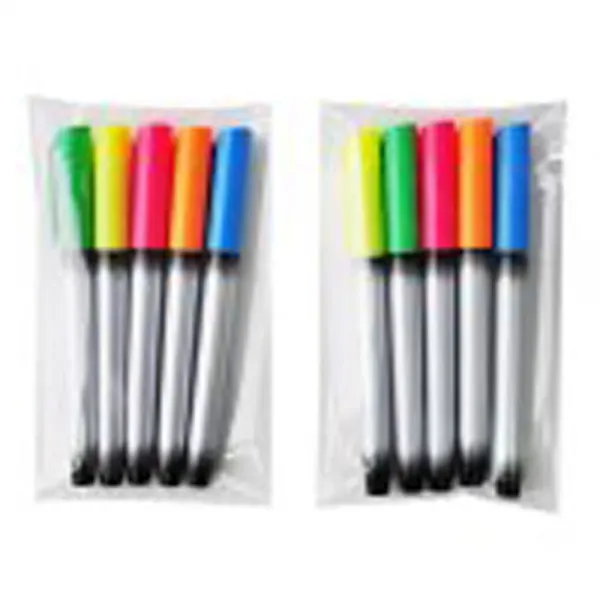 (인쇄제작 2200개)델타 불투명 형광펜5p 공책판촉물 어린이집 공방오픈선물 치텀블러 기공식 휴지제작 광고사은품, 1개